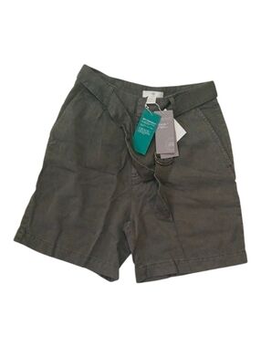 H&M Olive Green Shorts Size 4 NEW